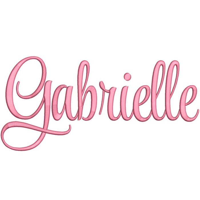 Matriz de Bordado – Nome Gabrielle