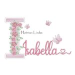 Matriz de Bordado - Nome Isabella