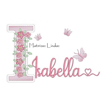 Matriz de Bordado – Nome Isabella Matriz de Bordado – Nome Isabella