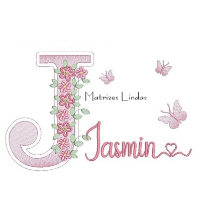Matriz de Bordado – Nome Jasmin Matriz de Bordado – Nome Jasmin