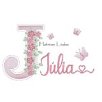 Matriz de Bordado - Nome Julia