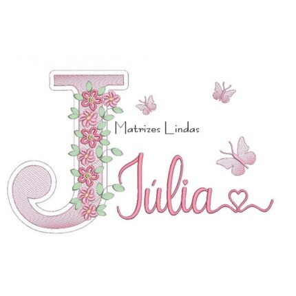 Matriz de Bordado – Nome Julia Matriz de Bordado – Nome Julia