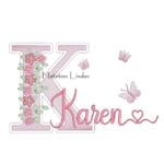 Matriz de Bordado - Nome Karen