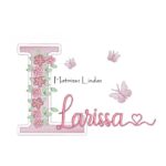 Matriz de Bordado - Nome Larissa