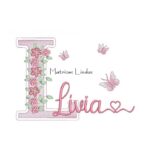 Matriz de Bordado - Nome Livia
