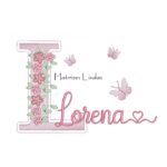 Matriz de Bordado - Nome Lorena