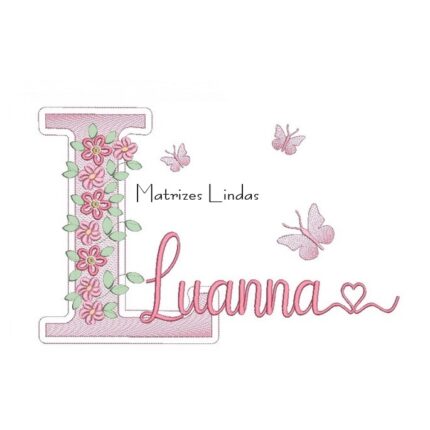 Matriz de Bordado – Nome Luanna Matriz de Bordado – Nome Luanna