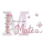 Matriz de Bordado - Nome Maite