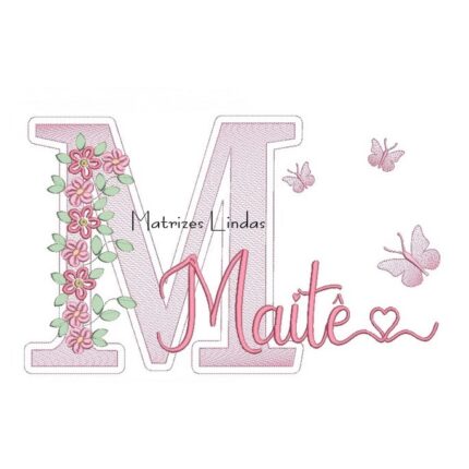 Matriz de Bordado – Nome Maite Matriz de Bordado – Nome Maite