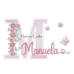 Matriz de Bordado - Nome Manuela