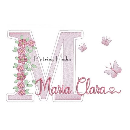 Matriz de Bordado – Nome Maria Clara Matriz de Bordado – Nome Maria Clara