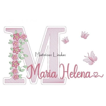 Matriz de Bordado – Nome Maria Helena Matriz de Bordado – Nome Maria Helena