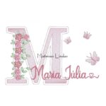 Matriz de Bordado - Nome Maria Julia