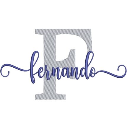 Matriz de Bordado – Nome Fernando