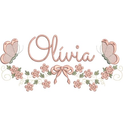 Matriz de Bordado – Nome Olivia Matriz de Bordado – Nome Olivia