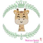 Matriz de Bordado - Arabesco Girafinha