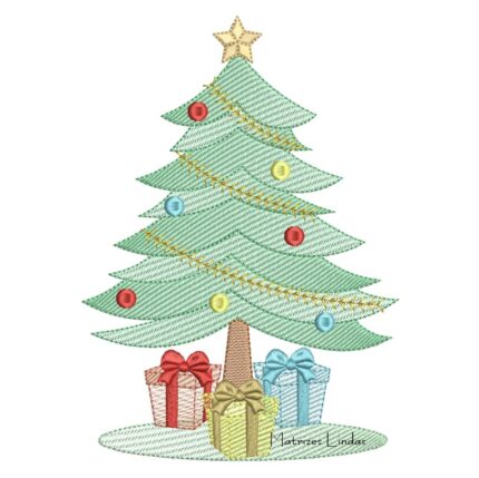 Matriz de Bordado - Árvore de natal