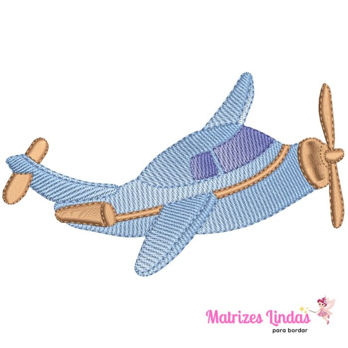Matriz de Bordado - Aviãozinho 02