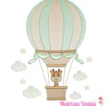 Matriz de Bordado - Balão Girafinha
