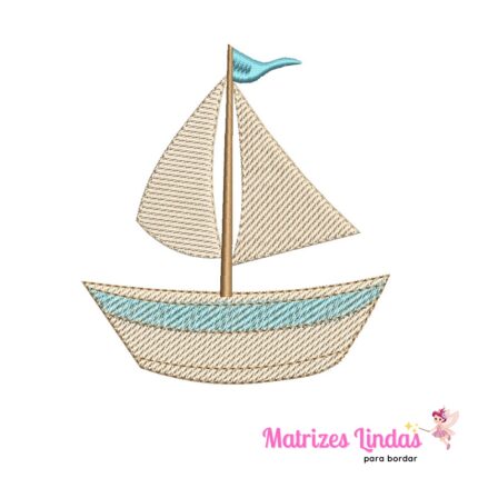 Matriz de Bordado - Barquinho