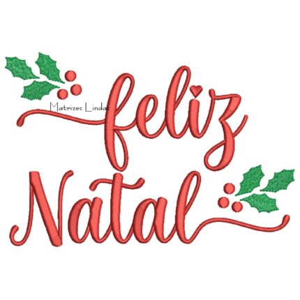 Matriz de Bordado - Feliz Natal