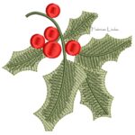 Matriz de Bordado - Folha de Natal