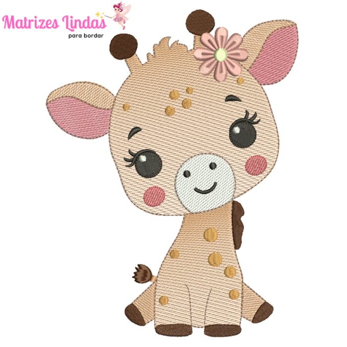 Matriz de Bordado - Girafinha 02