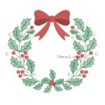 Matriz de Bordado - Guirlanda de Natal 02