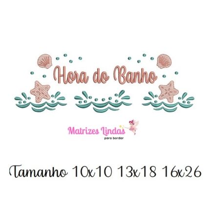 Matriz de Bordado - Hora do Banho 4