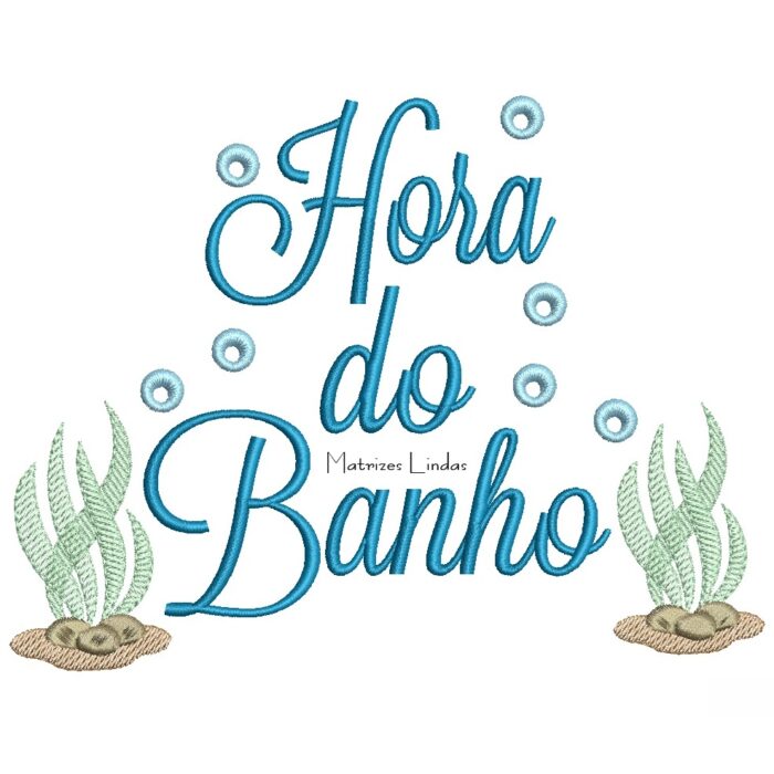 Matriz de Bordado - Hora do Banho 6