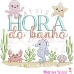 Matriz de Bordado - Hora do banho 5