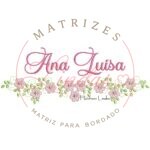 Matriz de Bordado - Nome Ana Luísa com Raminho