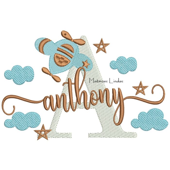 Matriz de Bordado - Nome Anthony