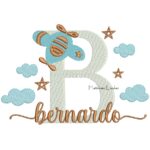 Matriz de Bordado - Nome Bernardo Sobreposto