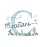 Matriz de Bordado - Nome Caetano Fundo do Mar