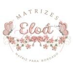 Matriz de Bordado - Nome Eloá com Raminho
