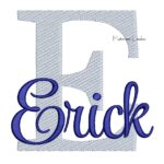 Matriz de Bordado - Nome Erick com Brinquedos
