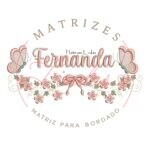 Matriz de Bordado - Nome Fernanda com Raminho