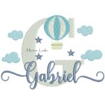 Matriz de Bordado - Nome Gabriel