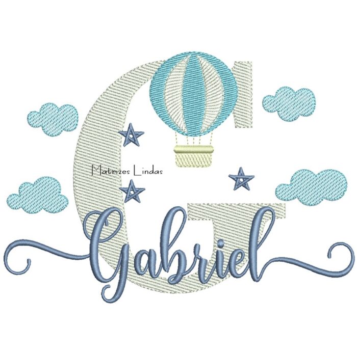 Matriz de Bordado - Nome Gabriel
