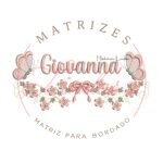 Matriz de Bordado - Nome Giovanna com Raminho
