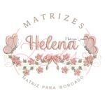 Matriz de Bordado - Nome Helena com Raminho
