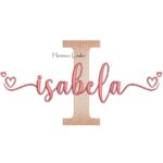 Matriz de Bordado - Nome Isabela Sobreposto