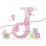 Matriz de Bordado - Nome Jade