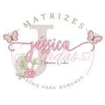 Matriz de Bordado - Nome Jéssica com Borboletas
