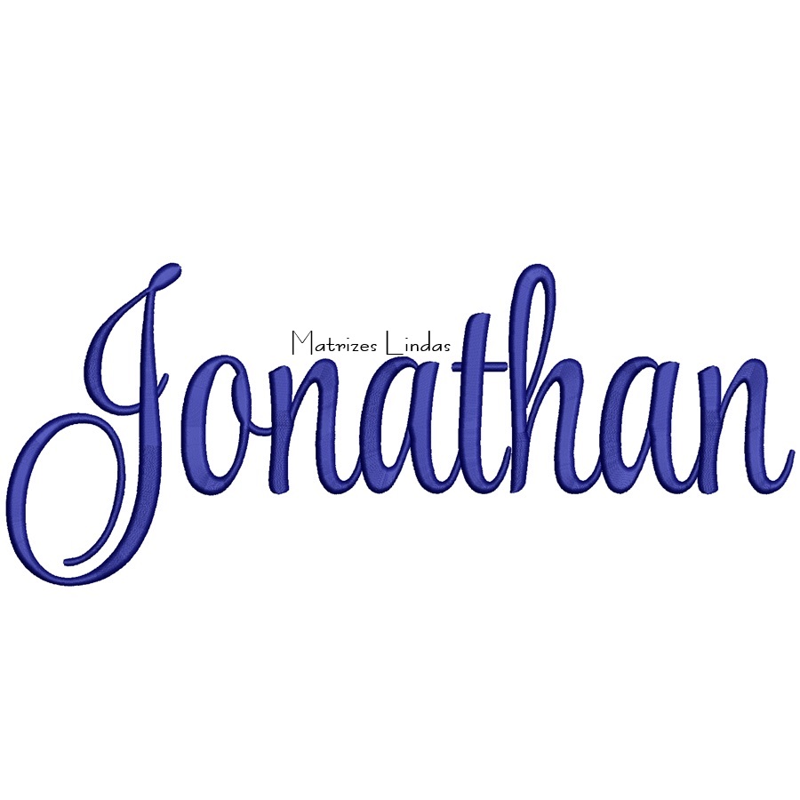 Matriz de Bordado - Nome Jonathan Matriz de Bordado - Nome Jonathan