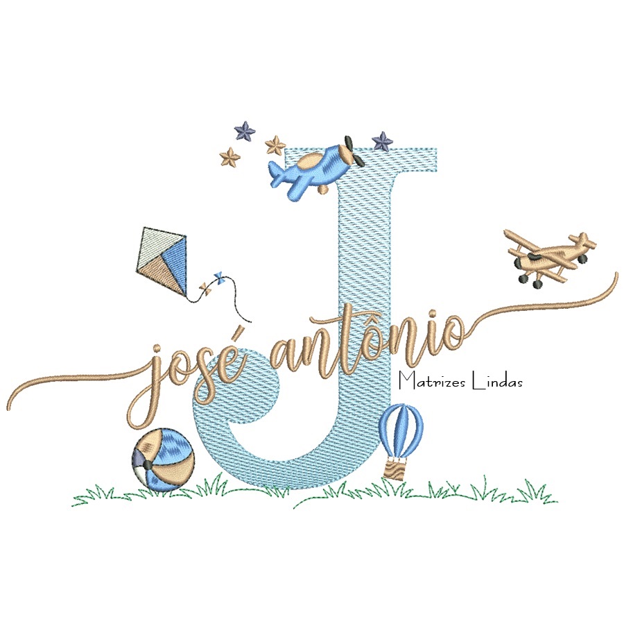 Matriz de Bordado - Nome José Antônio Matriz de Bordado - Nome José Antônio