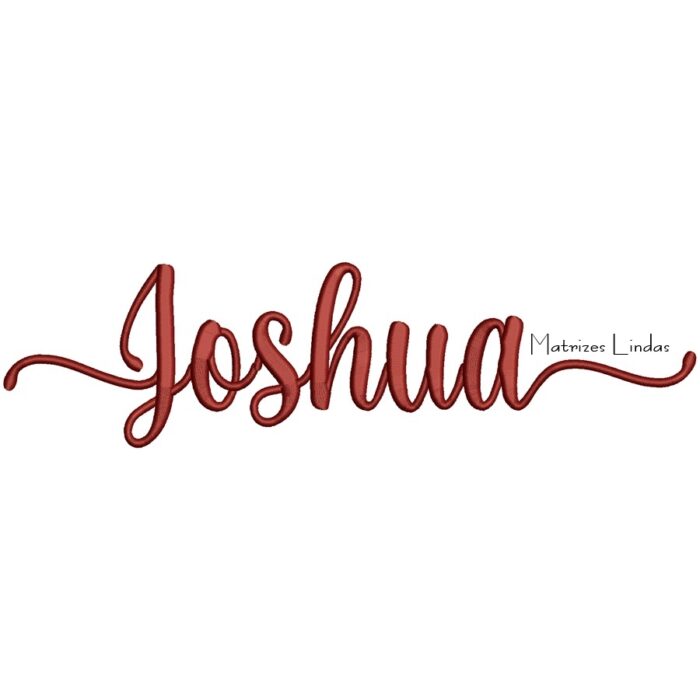 Matriz de Bordado - Nome Joshua