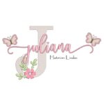 Matriz de Bordado - Nome Juliana com Borboletas