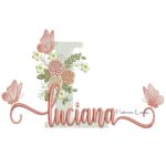 Matriz de Bordado - Nome Luciana